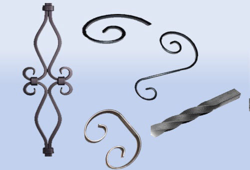 adornos para rejas - adornos para protecciones - escuadras para repisas