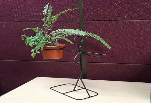 Soportes para maceteros - adornos en hierro - trabajos en hierro